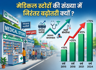 मेडिकल स्टोरों की संख्या मेंनिरंतर बढ़ोतरी क्यों ?