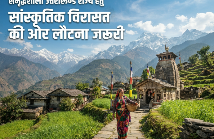 समृद्धशाली उत्तराखण्ड राज्य हेतुसांस्कृतिक विरासत की ओर लौटना जरूरी