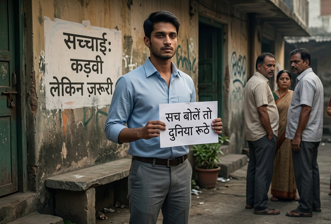 सच बोलें तो दुनिया रूठे