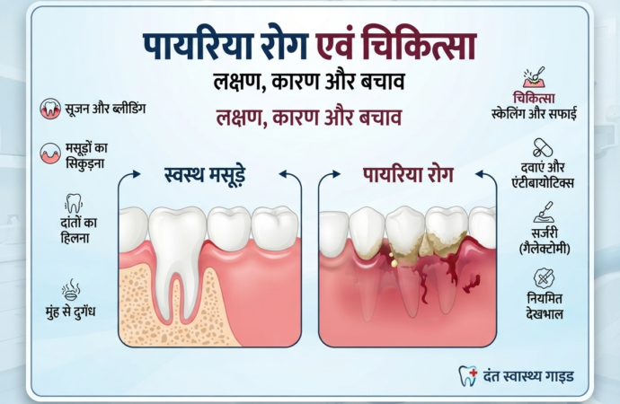 पायरिया रोग एवं चिकित्सा