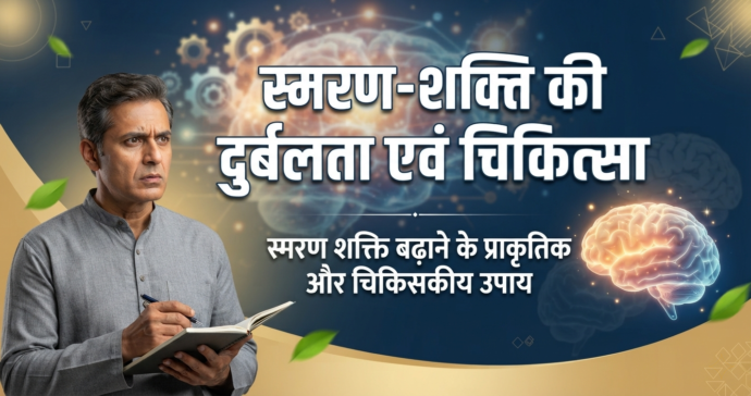 स्मरण-शक्ति की दुर्बलता एवं चिकित्सा